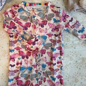 Magnetic Me Multicolor Butterfly Baby Onesie/Footie